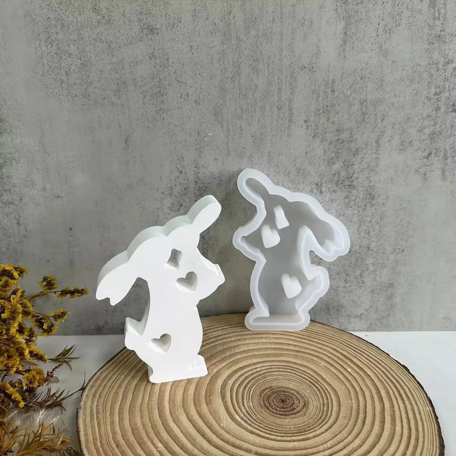 

Симпатичная велосипедная силиконовая форма с кроликом, сделай сам, гипсовая форма для благовоний, расширяющаяся гипсовая декоративная форма, форма для ароматерапии, свечи, смолы