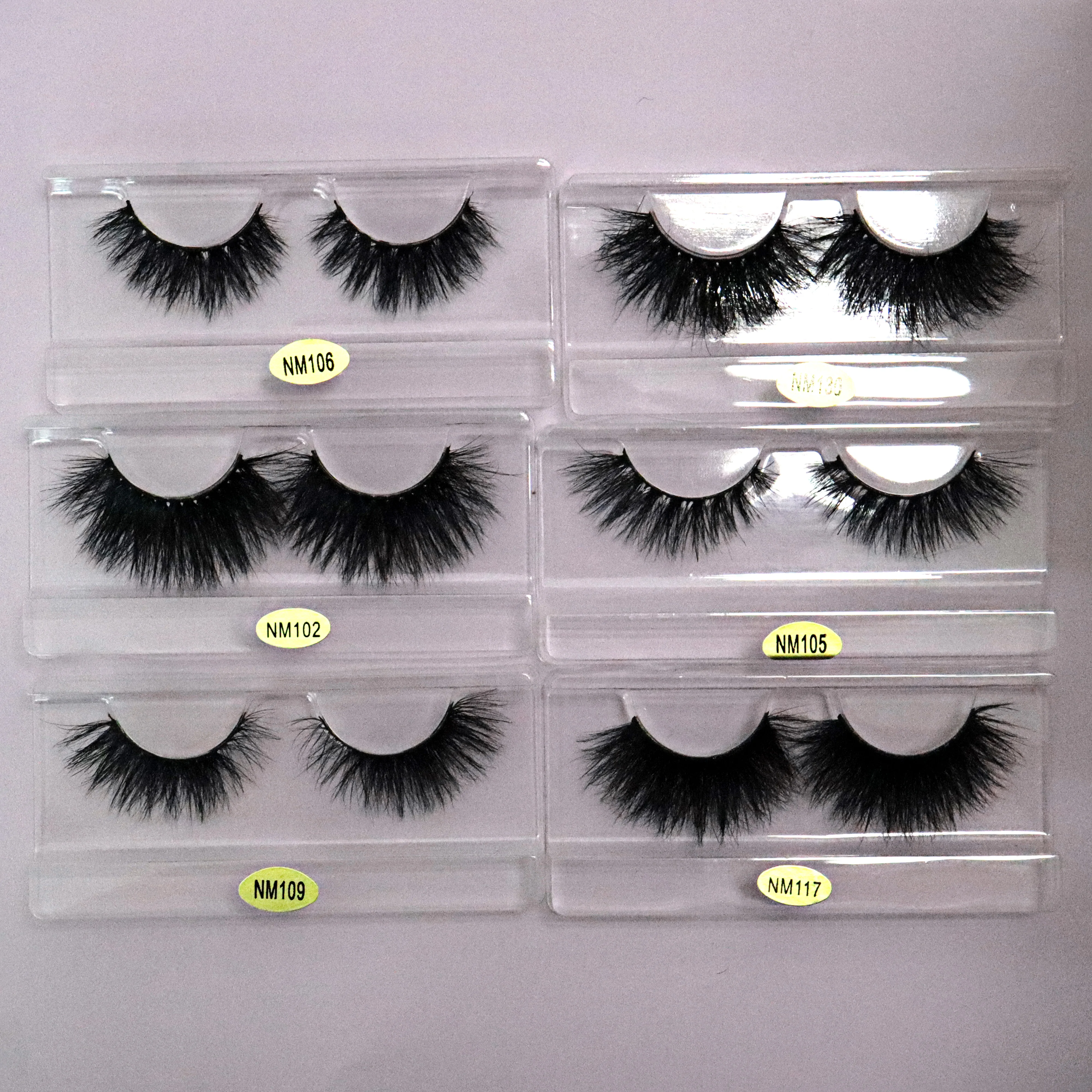 ELUVY 30 pairs 3D Pluizige Nertsen Valse Wimpers geen case groothandel Dramatische Dikke Lange Krullend Wimpers Volledige Strip Make wimpers