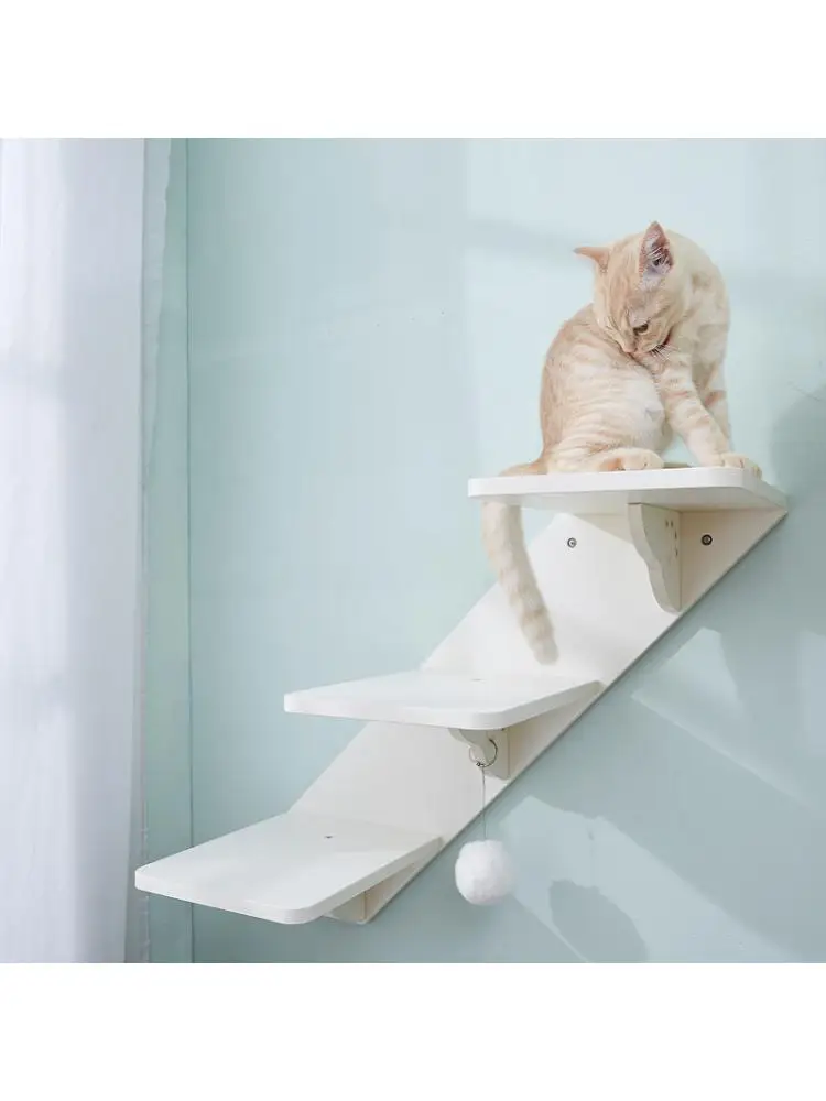 

Solid Wood Cat Stairs, Ecological Board, Cat Steps, Crawling Play, Jumping Platform, Pet Supplies