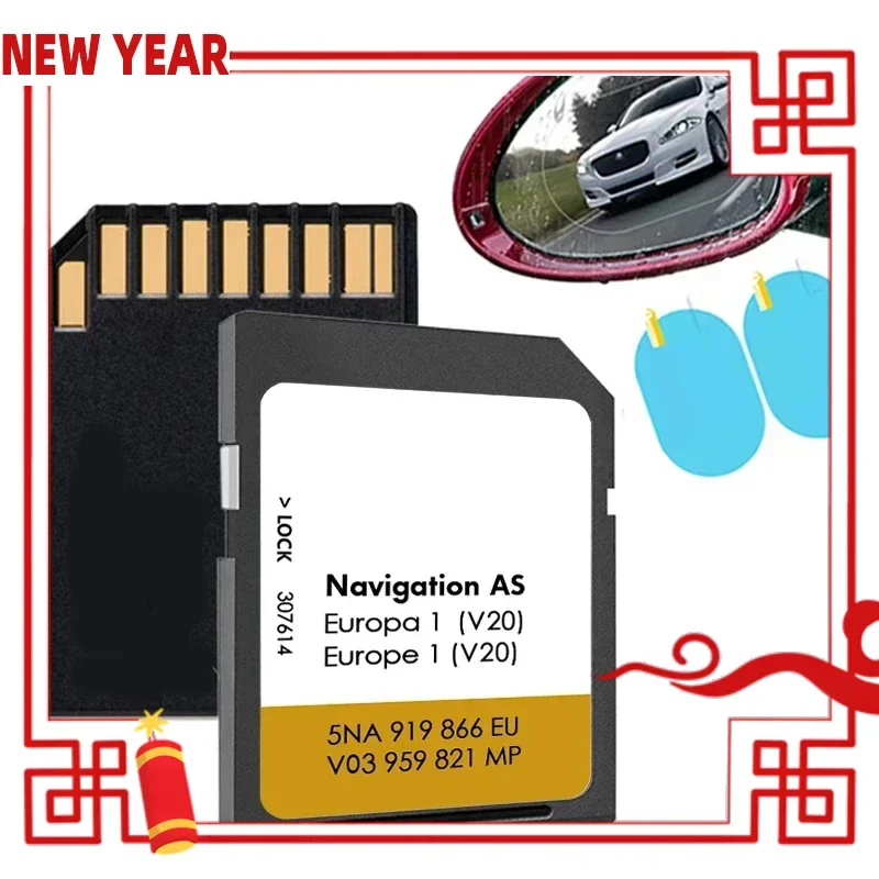 

Upgrade Your for VW GPS Discover Media AS V20 Navigation Map GEN2 5NA919866EU with 32GB SD Card