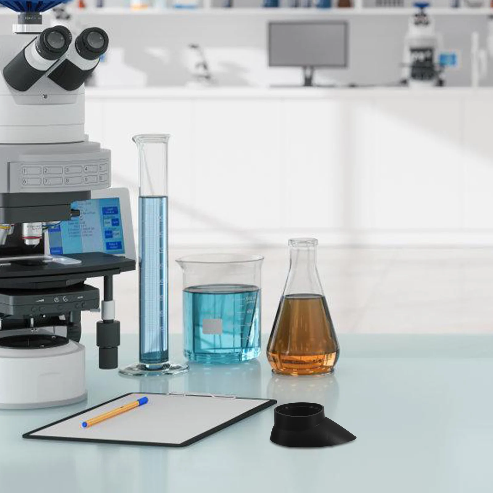 

2Pcs Scope Lens Eyeshade Cover Rubber Microscope Eyepiece Hood Cap Protector Comfortable Fit Long-Lasting Performance