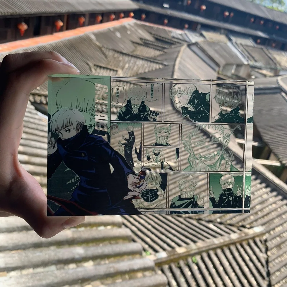 Jujutsu Kaisen 아크릴 벽돌 Gojo Satoru Geto Suguru 애니메이션 주변기기 패션 고화질 잘 조명된 데스크탑 Ornamen