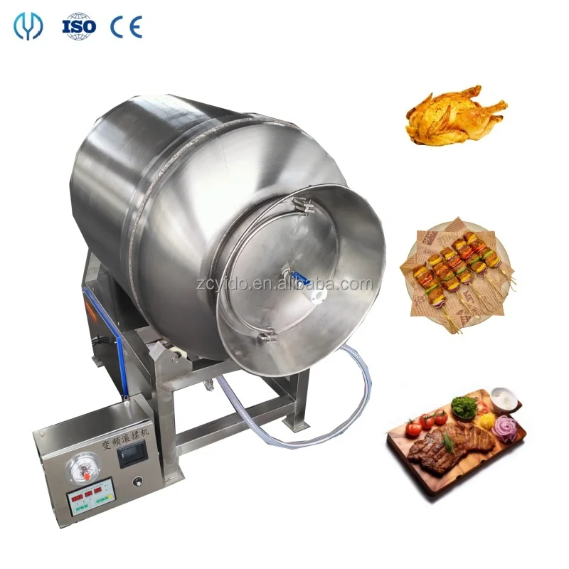 Stainless steel whole chicken whole duck automatic vacuum rolling machine