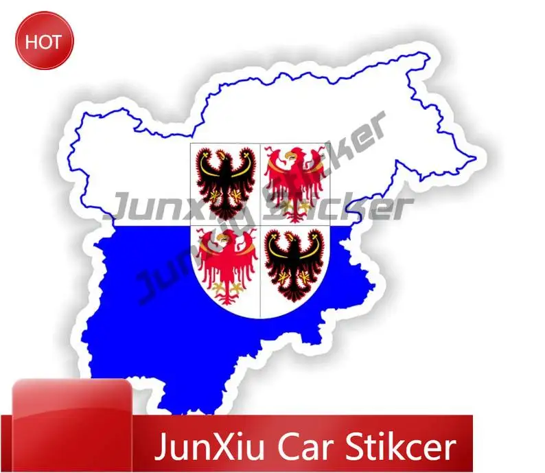 Trentino Alto Adige South Tyrol Italy Sticker High Quality Auto Accessories For Laptop Boat Weatherproof Decoration Auto