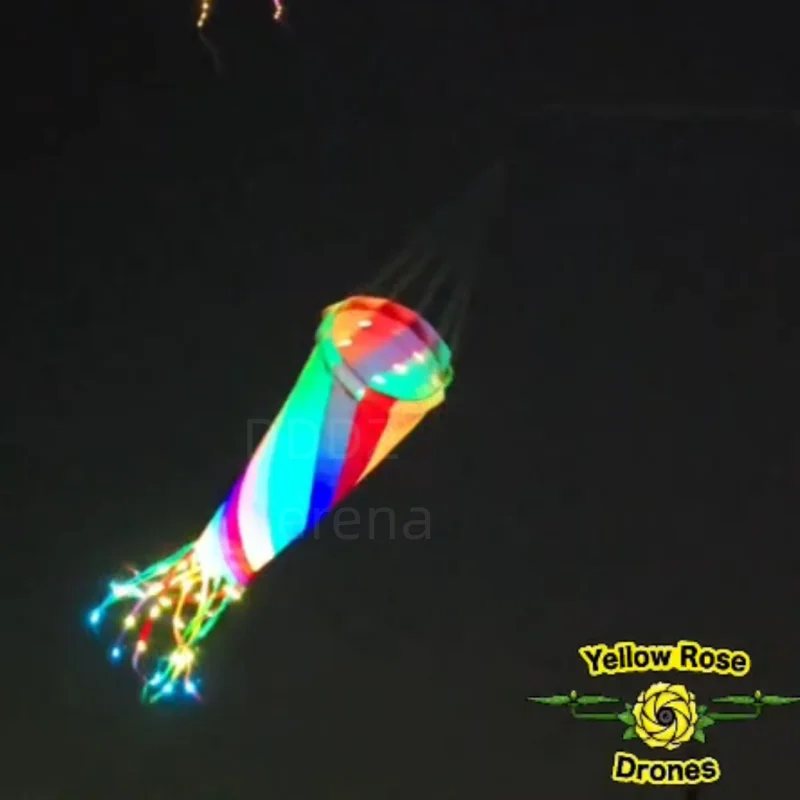 

Надувной вращающийся фонарь-вымпел DDDZ 26 футов (8 м) со светодиодной подсветкой, из нейлона 30D рипстоп, для взрослых