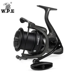 W.P.E VX Carp Fishing Reel Spinning Reel 6000 9000 Metal Spoon 7+1 Ball Bearings Gear Ratio 4.6:1 Carp Fishing Tackle Pesca