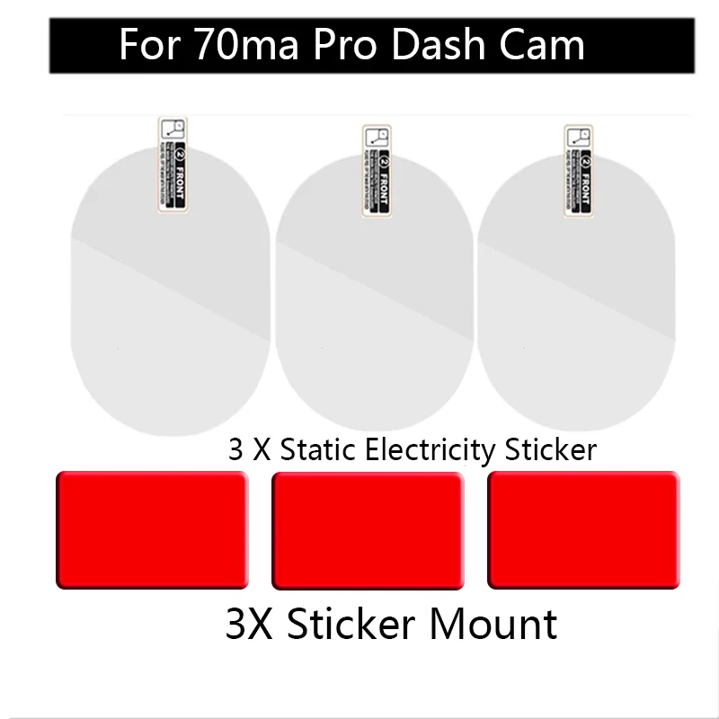 For 70mai Pro Dash Cam Smart VHB Sticker and Static Stickers Suitable for 70mai Pro Car DVR VHB Stickfor 70mai Pro Mount