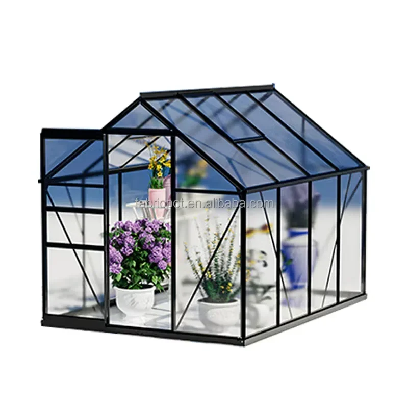 Mini Plastic Greenhouse Covered with PC Polycarbonate Sheet for Outdoor Agriculture Garden Planting