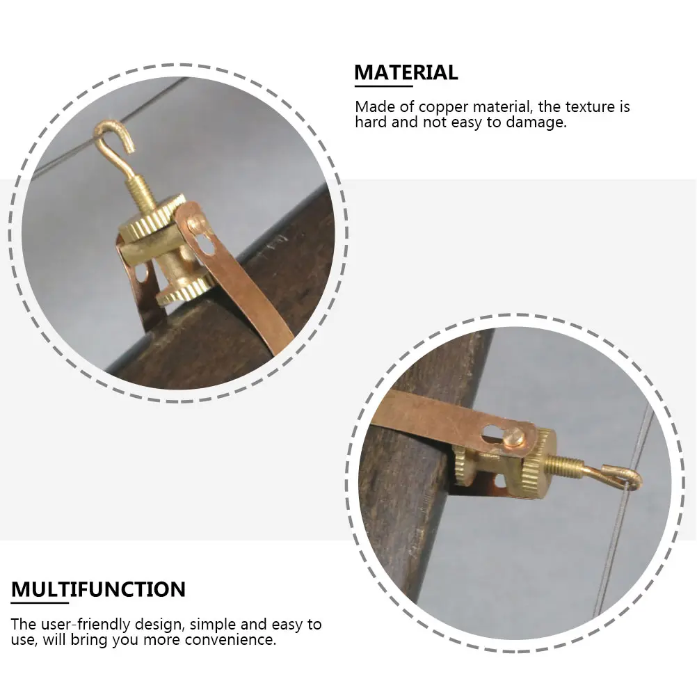 

2 Pcs Erhu Copper Thousand Jin Accessories Parts Bow Adjustment Tools