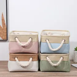 Clothes Storage Basket Home Supplies Sundries Sorting Basket Folding Linen Organizer Box Underwear Socks Baby Toys Storage