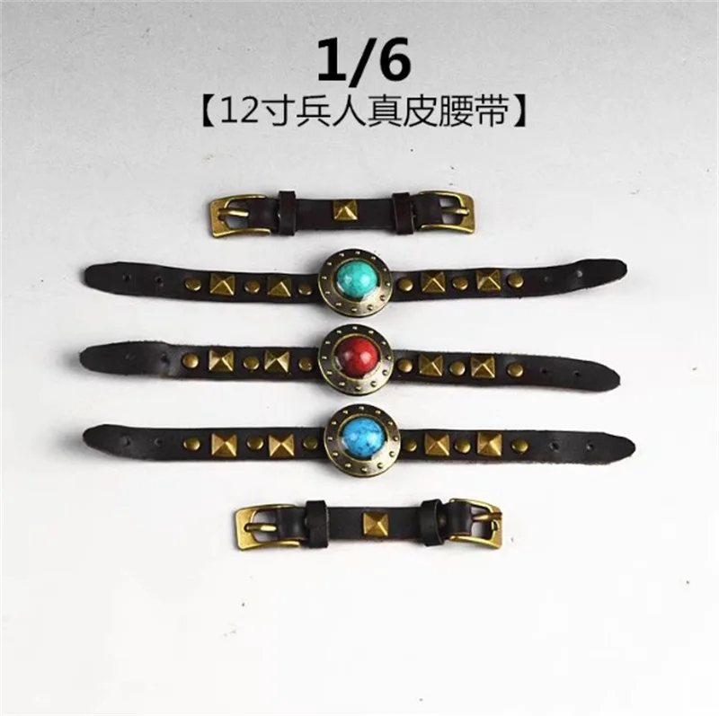 High Quality 1/6 Ancient Soldier Accessories Rivet Belt Model Toy Fit 12'' Action Figure Body In Stock