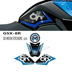 For Suzuki GSX 8R GSX-8R GSX8R 2024 3D Motorcycle Accessories 3D Epoxy Resin Sticker protection decal stickers kit