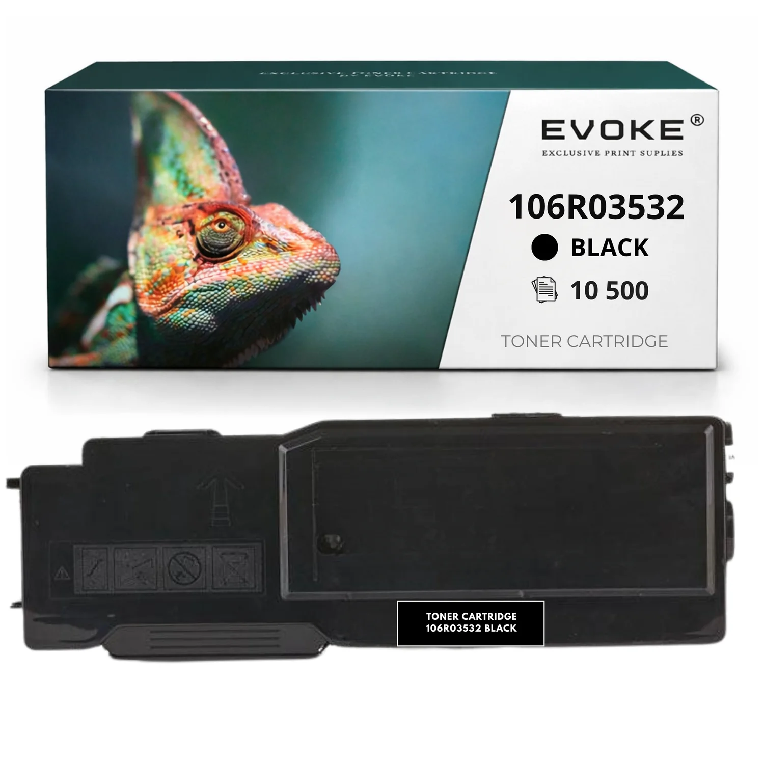 Evoke Compatibele Toner voor Xerox C400/405 Bk C400/405 Bk C400/405Bk C400 405Bk 106R03532 Zwart 10500 Pagina's Versalink C400 C400V_N C405