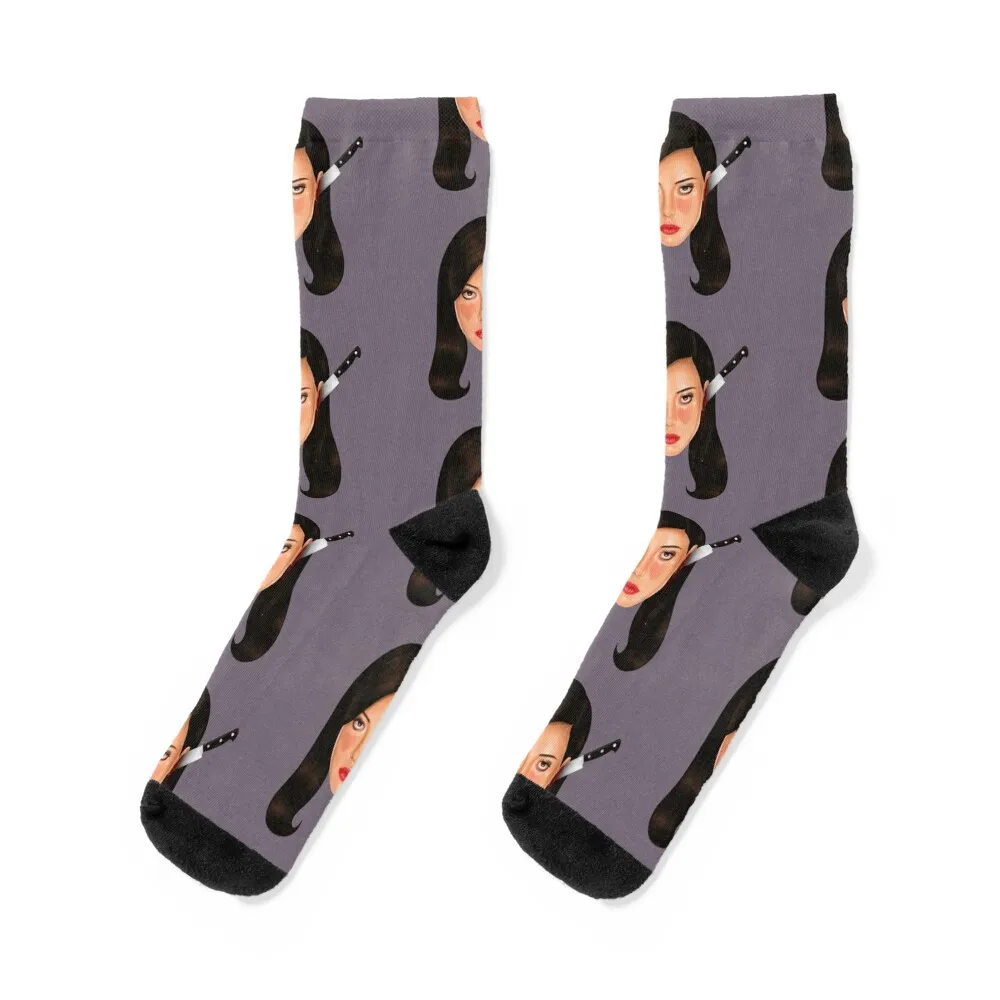 Aubrey Plaza Socks winter moving stockings winter gifts Argentina Socks Female Men's