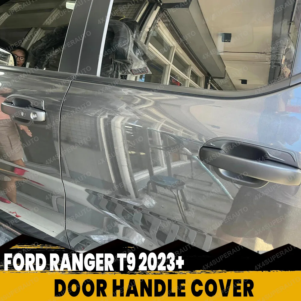 Door Handle Cover Handle Proction For Ford Ranger Next Gen 2023 2024 T9 Widtrak Sport Limited Tremor Models 4X4 Car Accessories