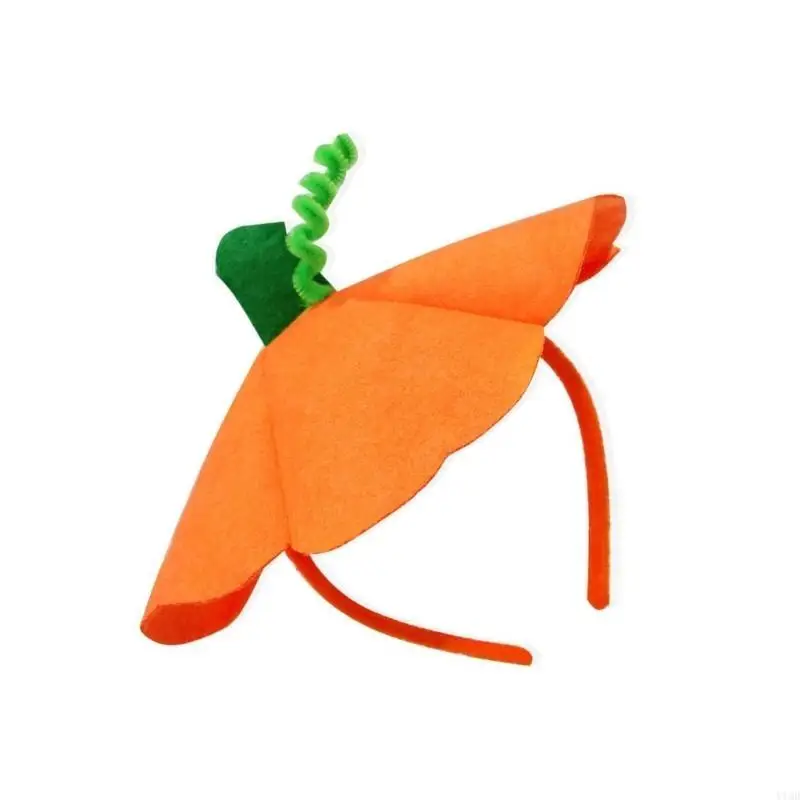 Chapeau citrouille célébration d'halloween, bandeau, couvre-chef dessin animé pour enfants adultes