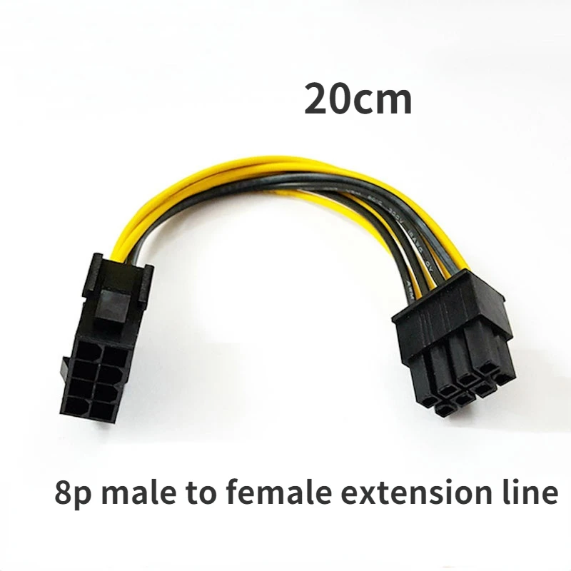 Adapter PCI-E CPU EPS 8 Pin To Dual 8P Power Splitter Graphics Card   for Mining Farm Video Card Gpu for Riser Extension Cable