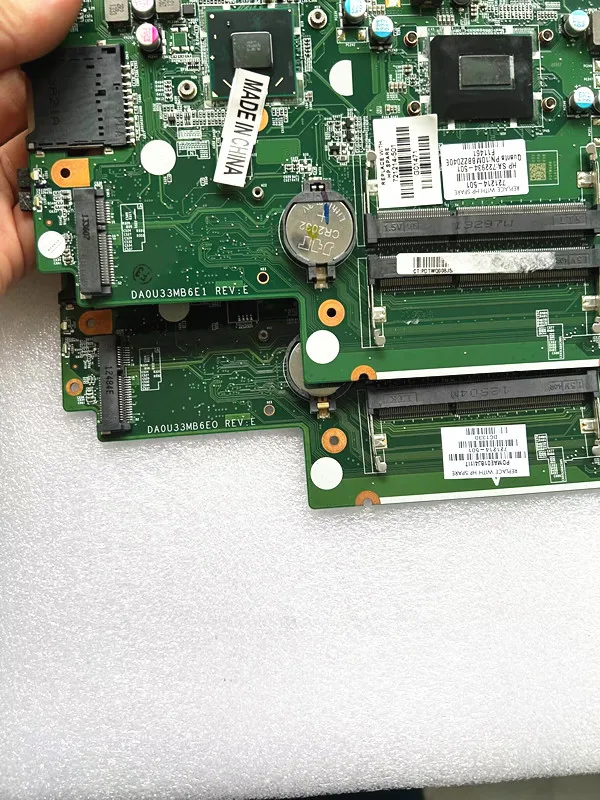 721214-501 721214-001 For HP Pavilion 14-B Laptop Motherboard DA0U33MB6E1 W/ SR0U4 I3-2375U CPU DDR3 100% Working Well image 2