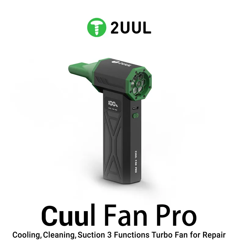 

2UUL DA97 DA970 Cuul Fan Pro Powerful Turbo Air Blower for Mobile Phone Repair Wireless Dust Blower Dust Vacuum Cleaning Tool