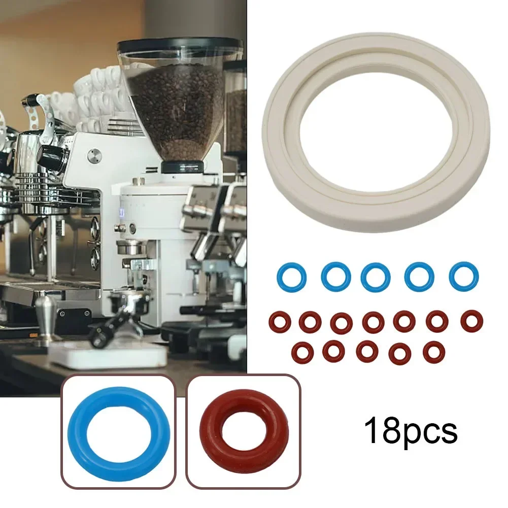 18 pz/set Silicone O-ring Per Breville BES920 BES900 BES98 Doppia Caldaia Gruppo Testa Guarnizione di Tenuta e O Ring di Ricambio Caldaia O-ring