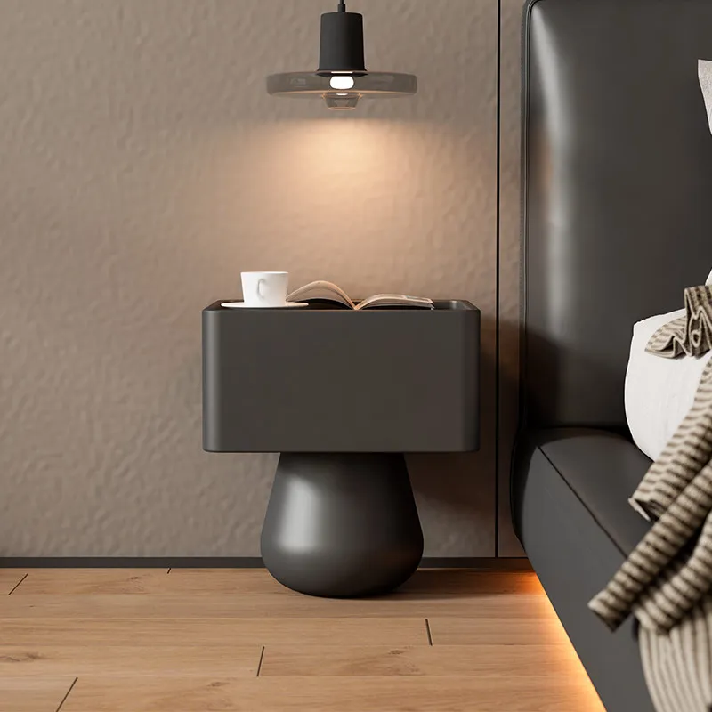 Unique Design Nightstands Nordic Creative Aesthetic Bedroom Drawer Bedside Table Space Saving Wohnzimmertisch Bedroom Furniture