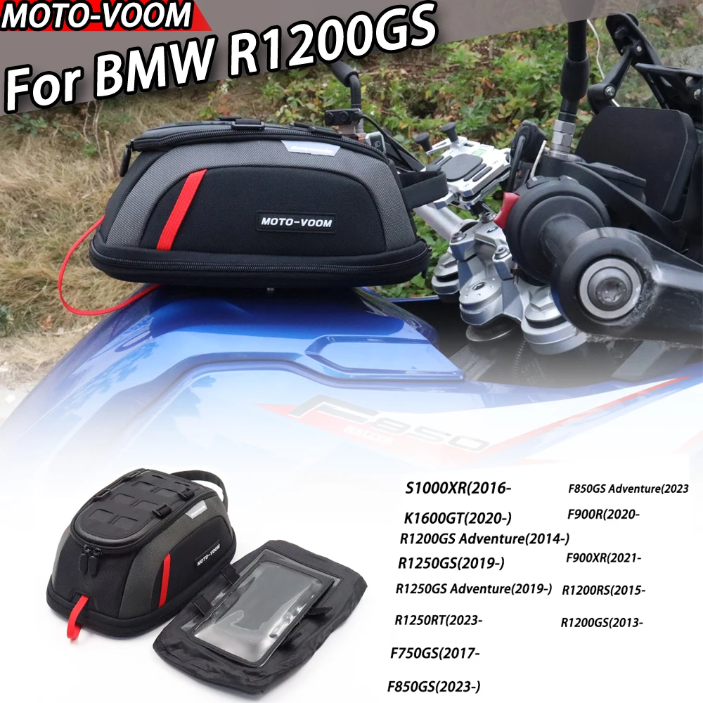 

NEW Motorbike Magnetic Fuel Oil Tank Bag Portable Card Phone Tool Bag For BMW R 1200 GS R1250GS F800GS Adv S1000XR F750GS K1600G