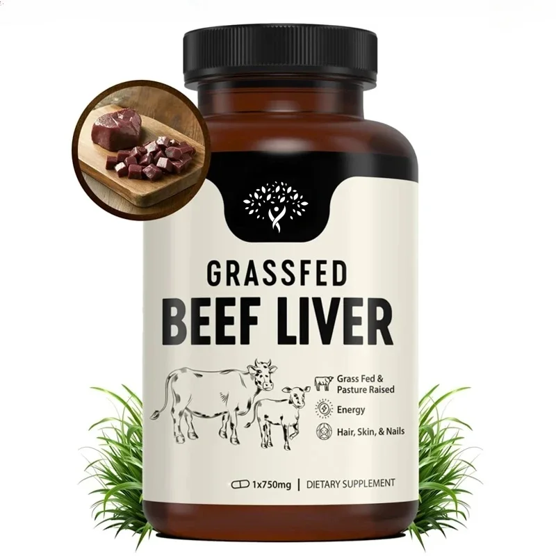 Grass Fed Beef Liver Capsules Exquisite Liver Supplements Freeze Dried Liver Pills Milligrams 60 Capsules