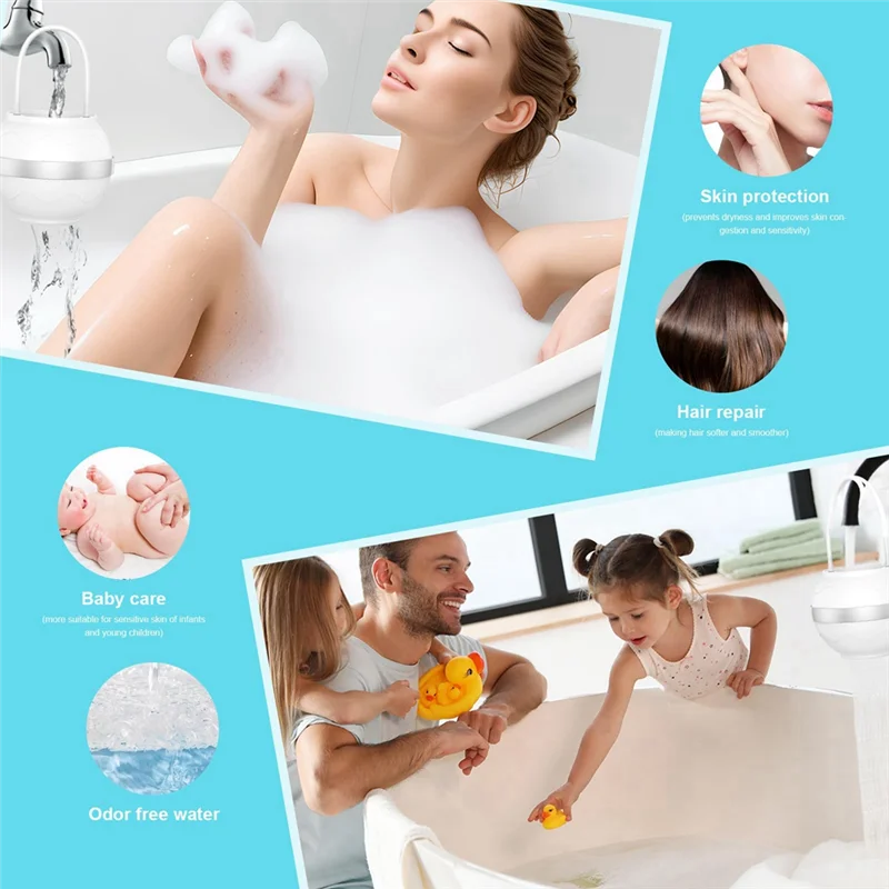 AB46-Bathtub Water Filter-Bath Ball Faucet Filter, Enjoy Clean Water And Enhanced Shower Rituals