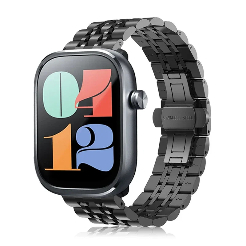 22 مللي متر حزام معدني لساعة MIBRO C4 حزام ساعة من الفولاذ المقاوم للصدأ لـ Mibro C3 C4 أساور لـ Mibro X1 A1 A2 Lite2 Correas reloj