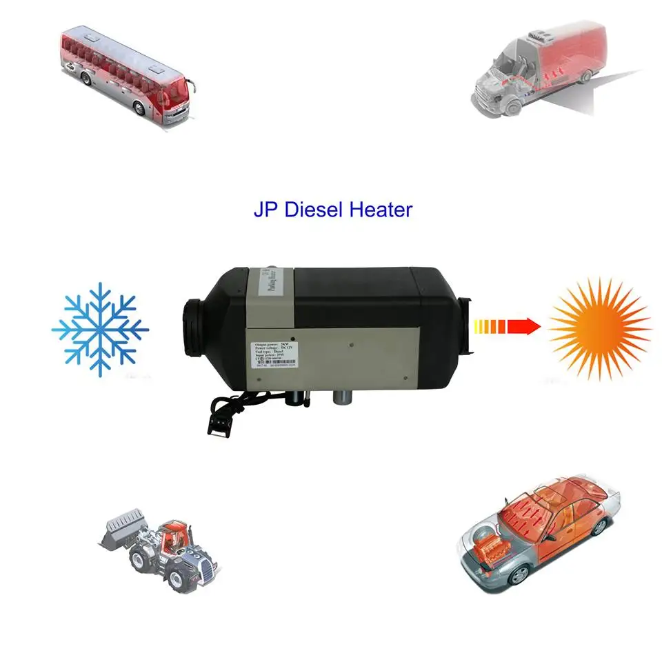 JP RV Motorhome External Temperature Sensor Rotary Switch 2000W Diesel Air Parking Heater Similar To Webasto Air Top 2000ST