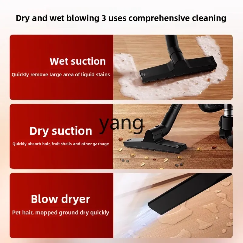 LH bucket type large suction vacuum cleaner household high power suction and blowing machine