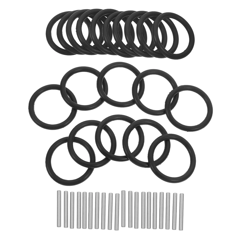

20Sets Replacement O- Ring Pins Durable Rubber Steel for Impact Socket Wrench Needle Roller Bearing Pin Scaffolders