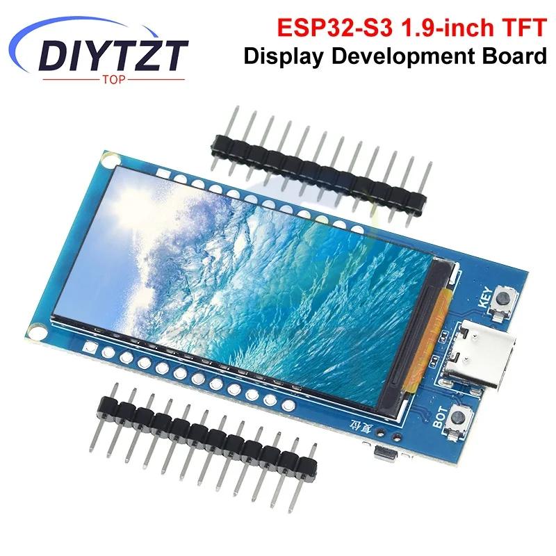 diyzt-esp32-s3-placa-de-desenvolvimento-19-polegada-ips-display-lcd-st7789-unidade-170x320-resolucao-wifi-bluetooth-50-para-arduino
