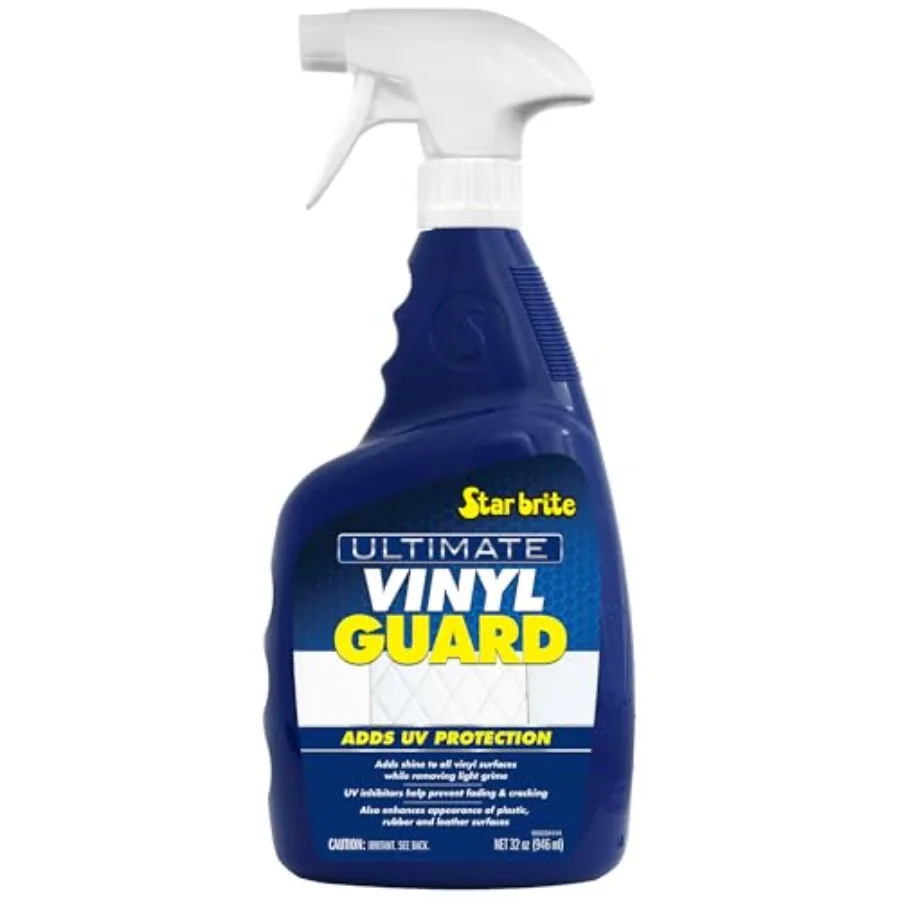 

Ultimate Vinyl Guard - Spray on Protection and Shine - Prevent Fading and Cracking - Keep Vinyl, Leather, Plastic and Rubber -