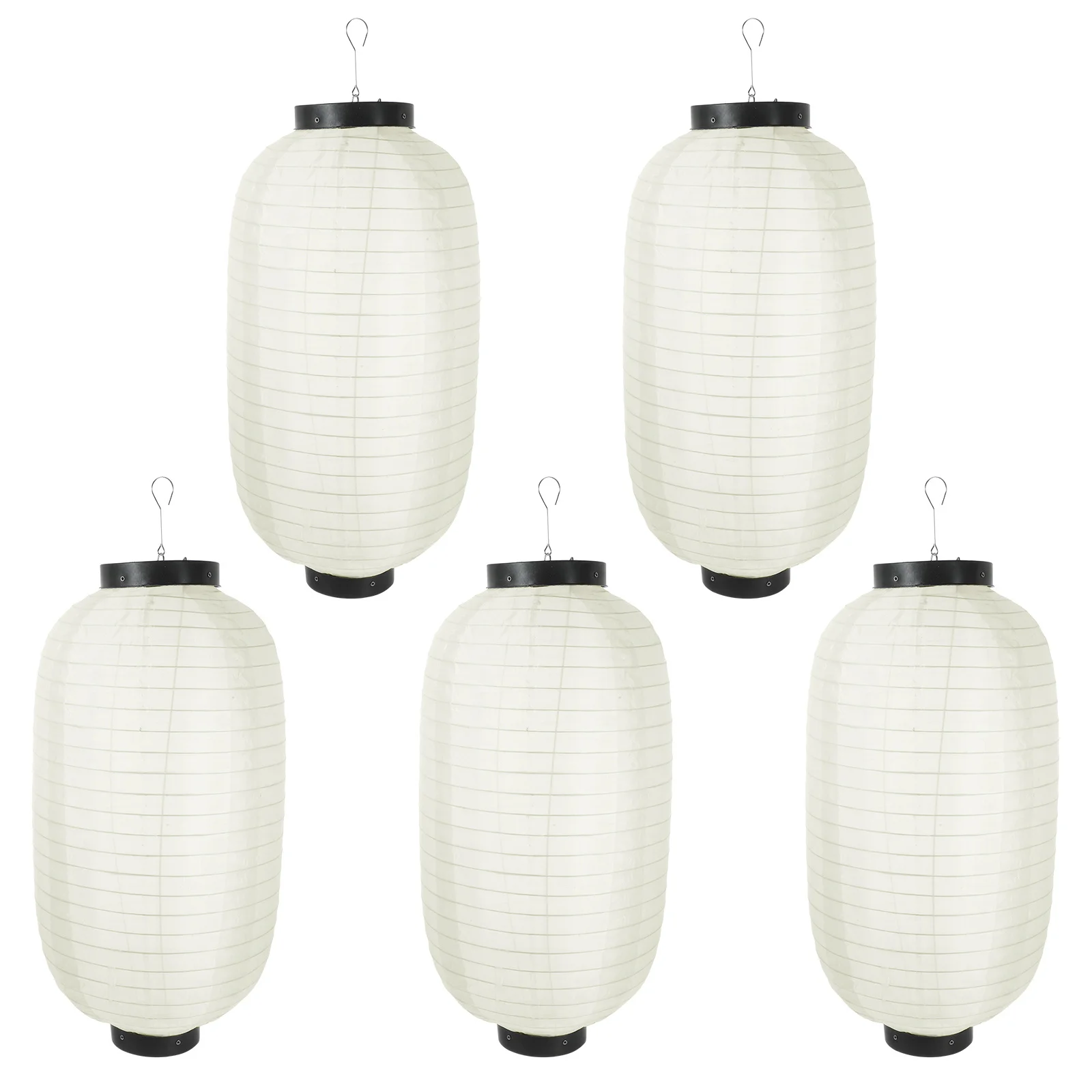 

5pcs 24X45Cm Silk Lantern Hanging Waterproof Party Light For Wedding Birthday Festival Celebration Indoor Decorative Lamp