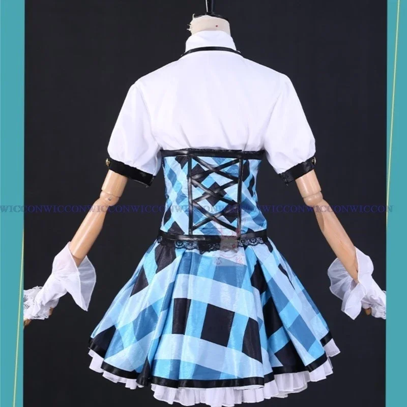 Tutto Yurika Cosplay Anime Aikatsu! Costume Cosplay donna Cute Lolite Blue Dress hoshiya Ichigo parrucca Halloween Party Uniform