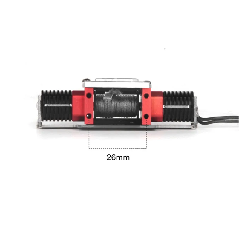 Verricello a doppio motore simulato in metallo per 1/10 RC Crawler Car Traxxas TRX4 Defender AXIAL SCX10 RC4WD D90 Serbatoio 300