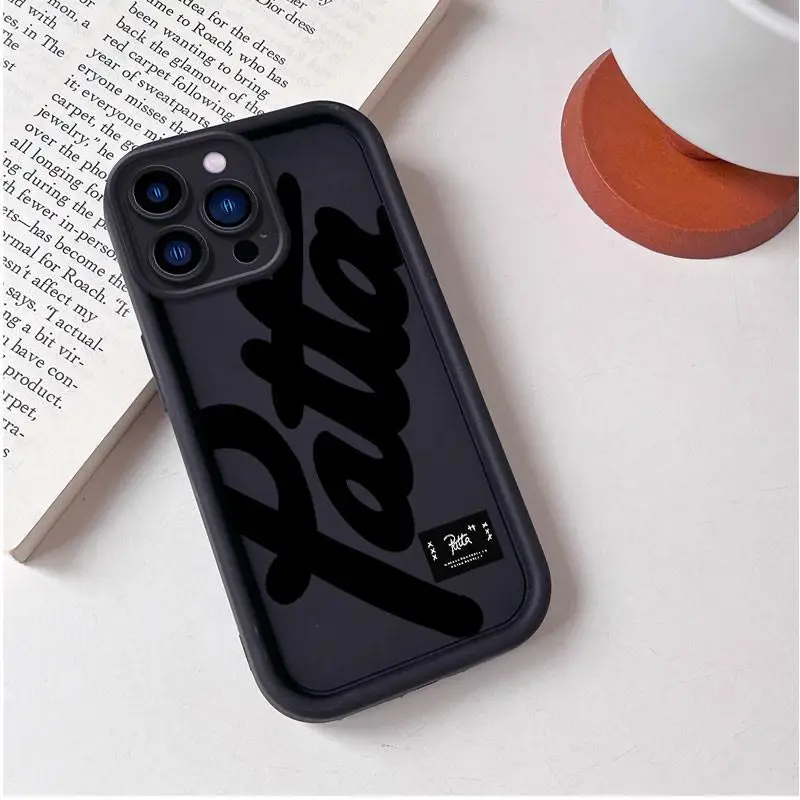 New Styles HOT SALE Patta Silicone Case Phone for iPhone 15 14 Pro 13 12 11 Pro Max Accessory  Shockproof Screen Protector Shell