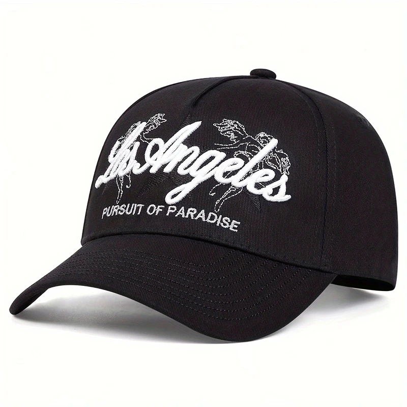 Fashion LOS ANGELES Embroidery Baseball Cap Cotton Snapback Hat Unisex Hip Hop Trucker Caps Men Women Outdoor sun Hats Gorras
