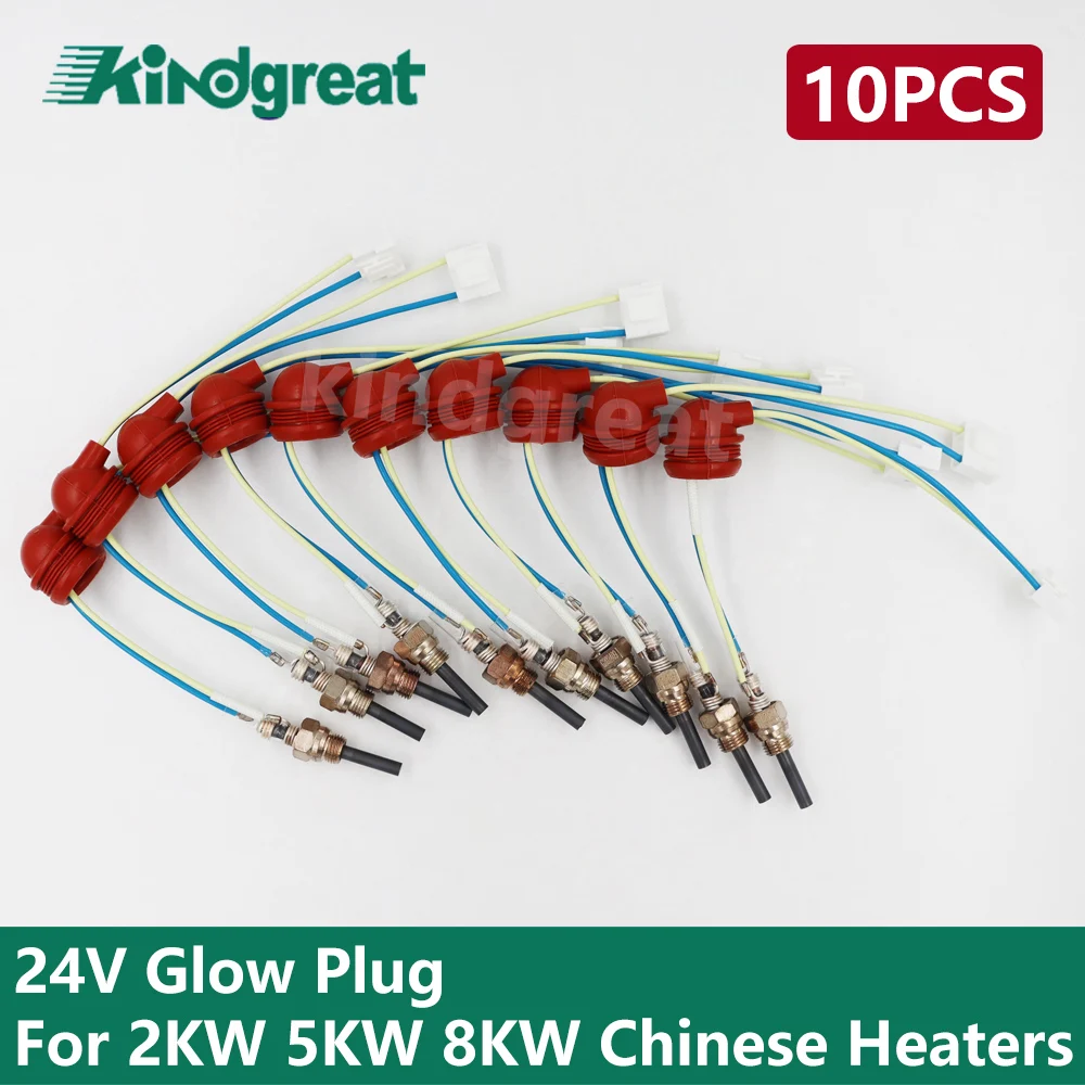 

10PCS/Lot Top Quality 24V 85W-98W 2KW 5KW 8KW Ceramic Glow Plug For Car Truck Boat Caravan Yacht Parking Heater ﻿