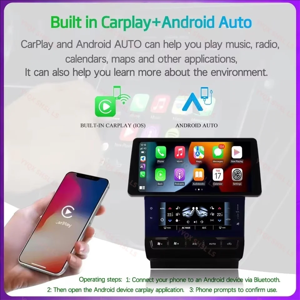 For Maserati Quattroporte 2012~2018 GPS Navigation Car Radio Car Multimedia Video Player Android Auto Carplay Stereo Head Unit