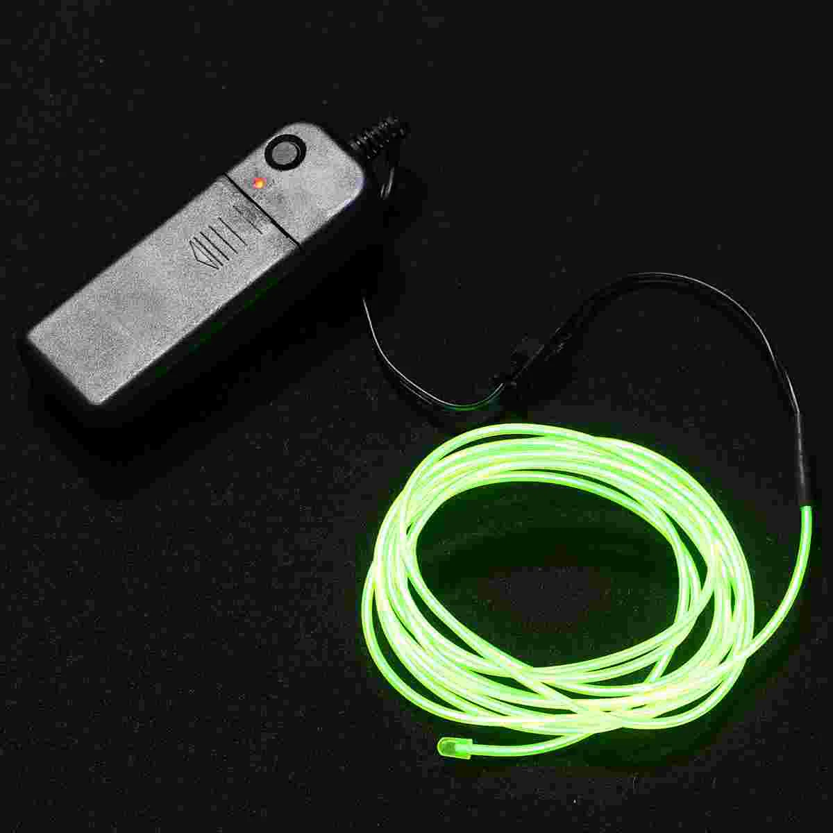 2 M Neon EL Wire Lights Luminous Line Glowing Cable Dropshipping Strobing