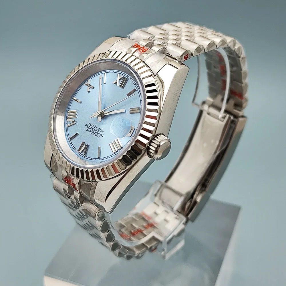 New NH35 Watch Men's Watch Automatic Mechanical Watch Stainless Steel Watch Sapphire Glass NH35 Movement Watch