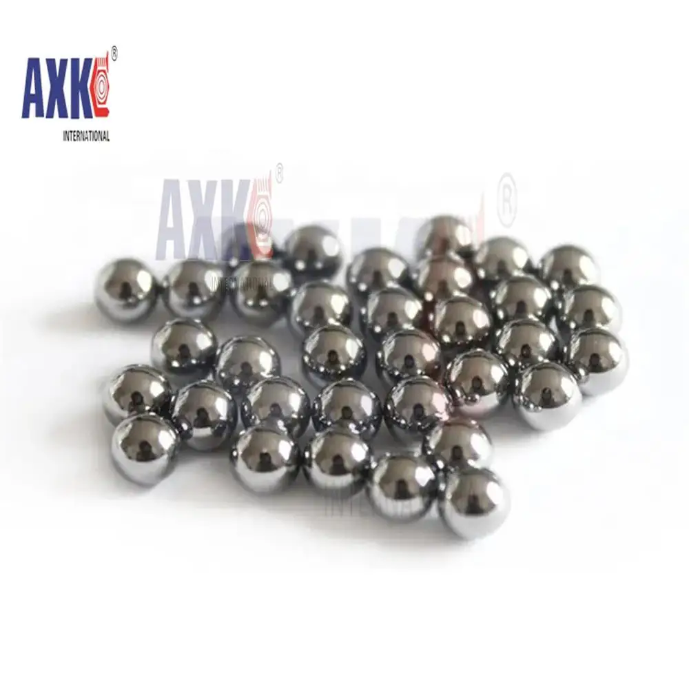 50pcs 6.35mm 6.35 4mm 5mm 6mm 8mm 9mm 10mm G10 Bike Bicycle Cycling Steel Ball Bearing Silver Tone Bikes Replacement Balls