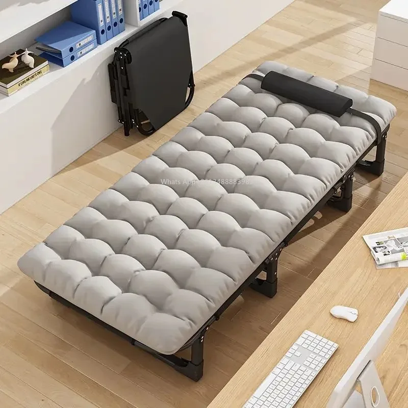 

Hot Internet Celebrity Simple Light Luxury Light Folding Thickened New Dual-purpose Recliner Office Lunch Break Widened Lazy Bed