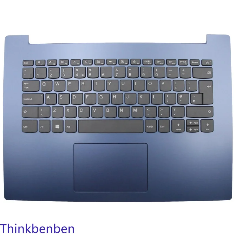 

UK English Blue Upper Palmrest Keyboard Cover for Ideapad 330 14 14AST 14IKB 14IGM 5CB0R13871
