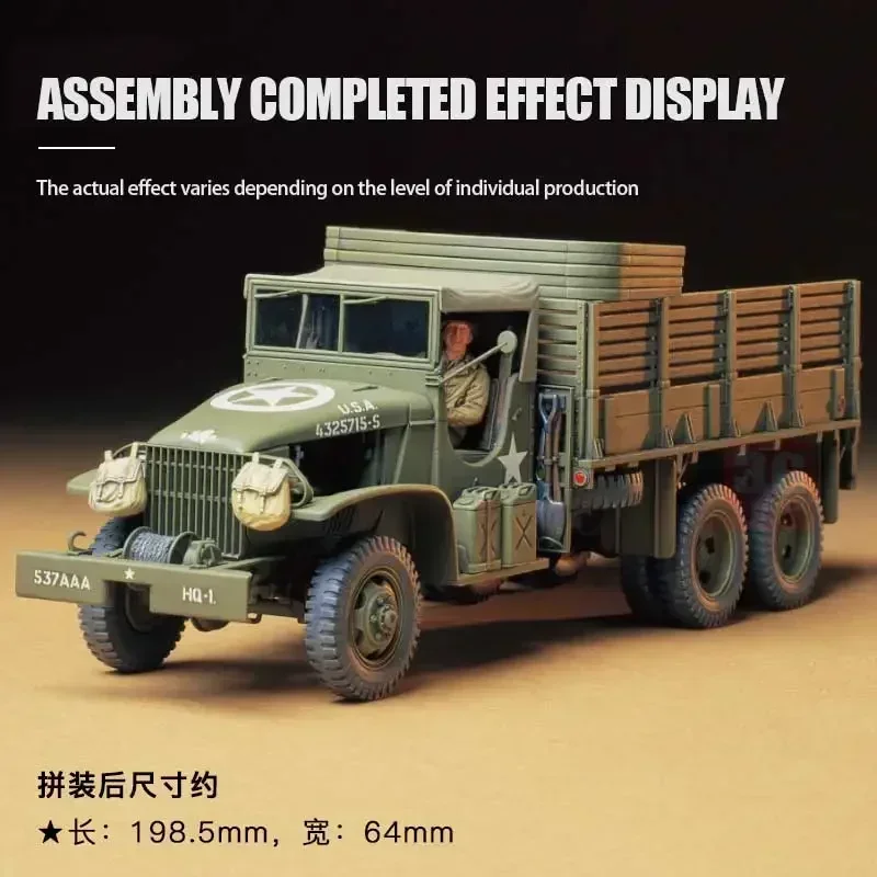 

TAMIYA 35218 1/35 Scale US GMC Universal 2 Ton Half Duty Truck assembly Model Kit