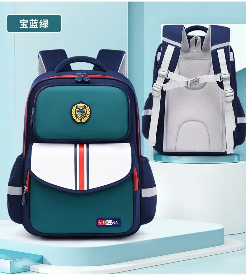 Kinder-Schulrucksack für Jungen und Mädchen der Klassen 1,6, leicht, Oxford-Stoff, wasserdicht, langlebig, Büchertasche mit ergonomischem Design – Detail 16