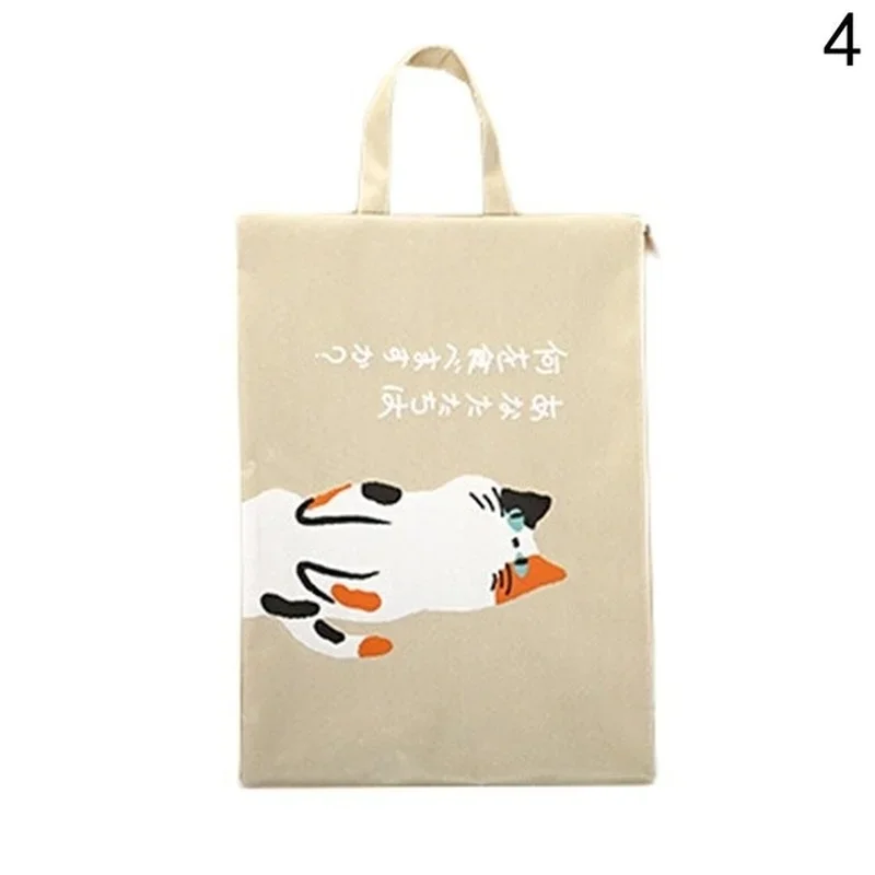 Sac de Rangement pour Documents A4, Pochette à Fermeture Éclair