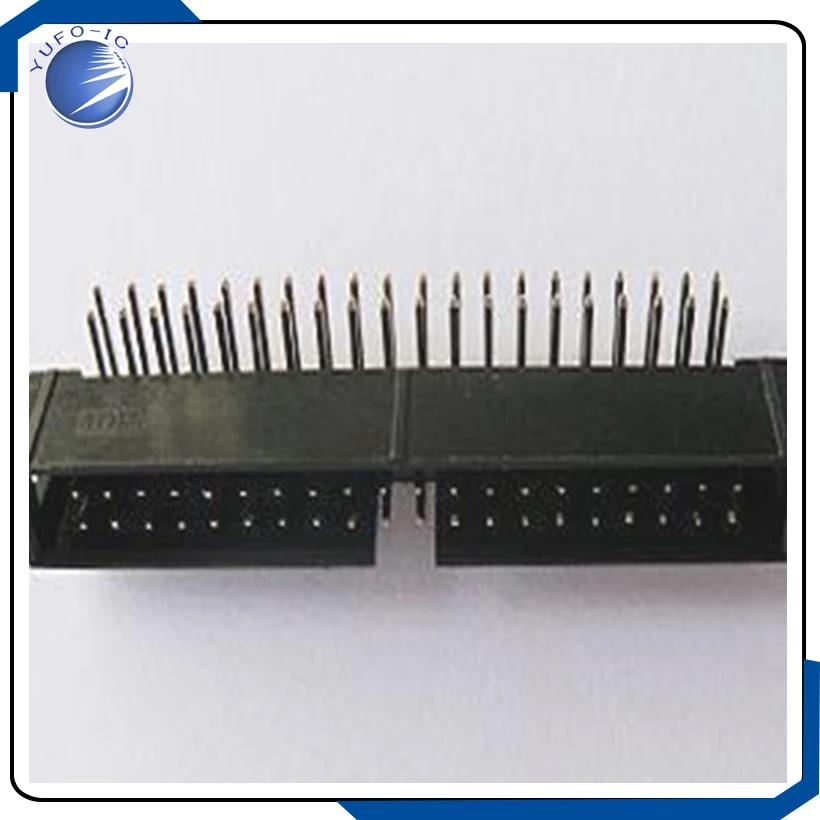 10PCS/LOT  A simple horn curved needle DC3-40P 40 foot spacing 2.54MM ISP interface JTAG socket